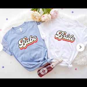 Retro Bachelorette party tanks